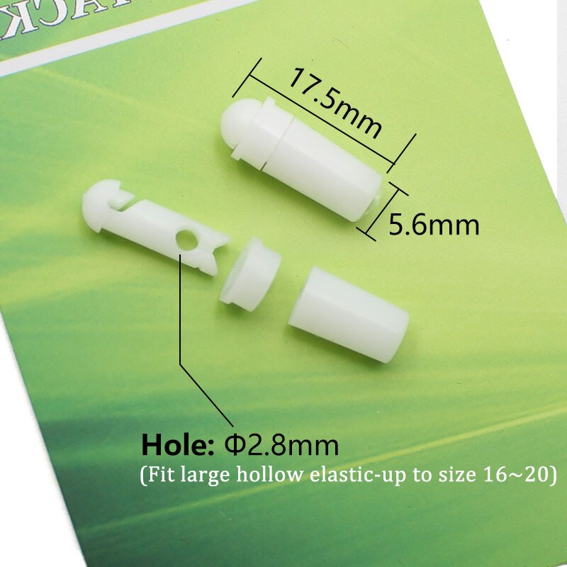 5pcs Carp Fishing Accessories Tackle Pole Elastic Connectors Pole Tip Bushes For Large Solids Hollow Elastic Marker Feeder Carp