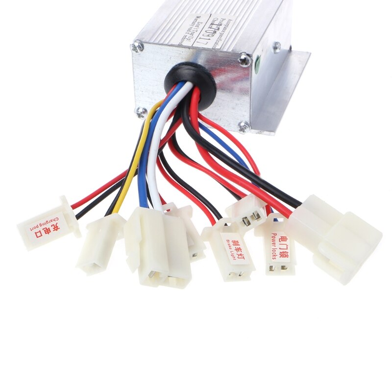 DC 24V 250W Motor Speed Brush Controller For Electric Bicycle Bike Scooter