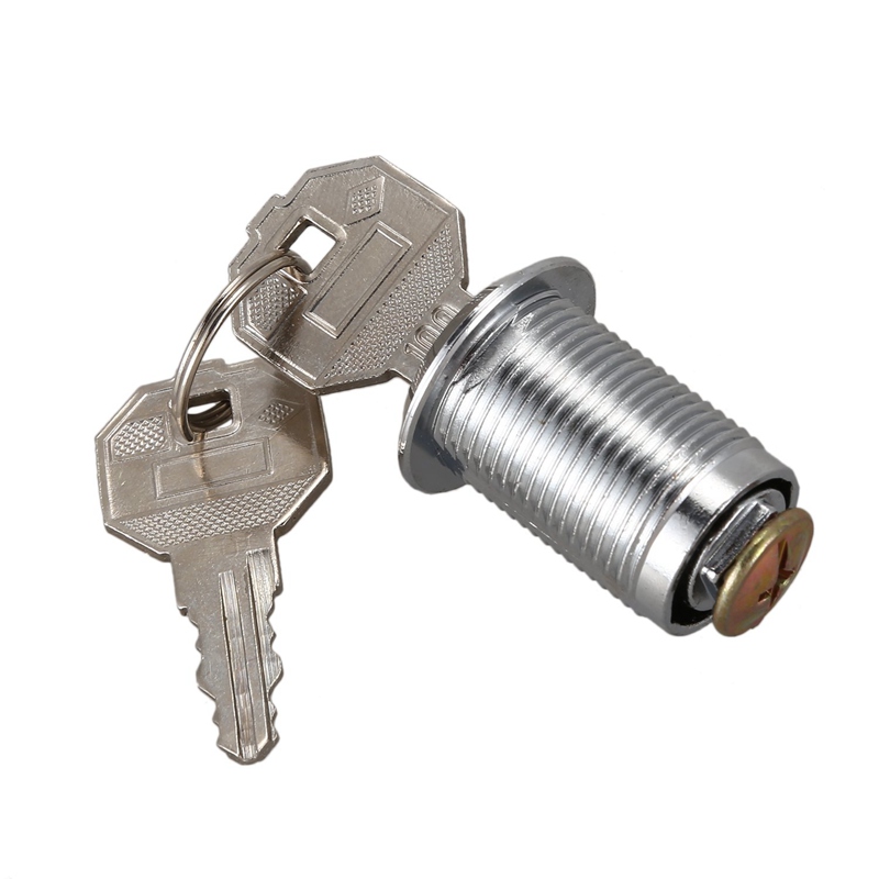 17.5mm x 25mm Thread Cabinet Mailbox Drawer Quarter Turn Cam Lock