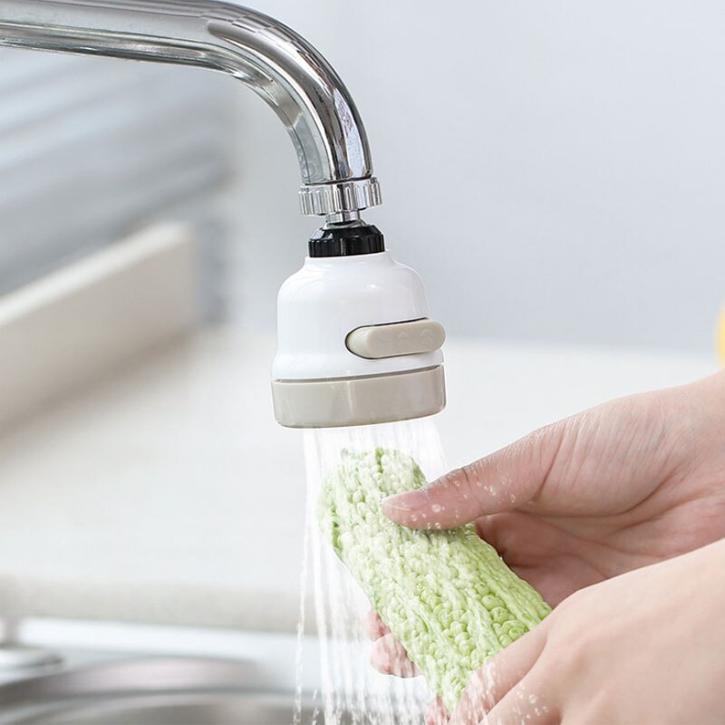 360 Graden Draaibare Kraan Booster Keuken Filter Waterbesparing Apparaat Keuken Badkamer Douche Sproeier