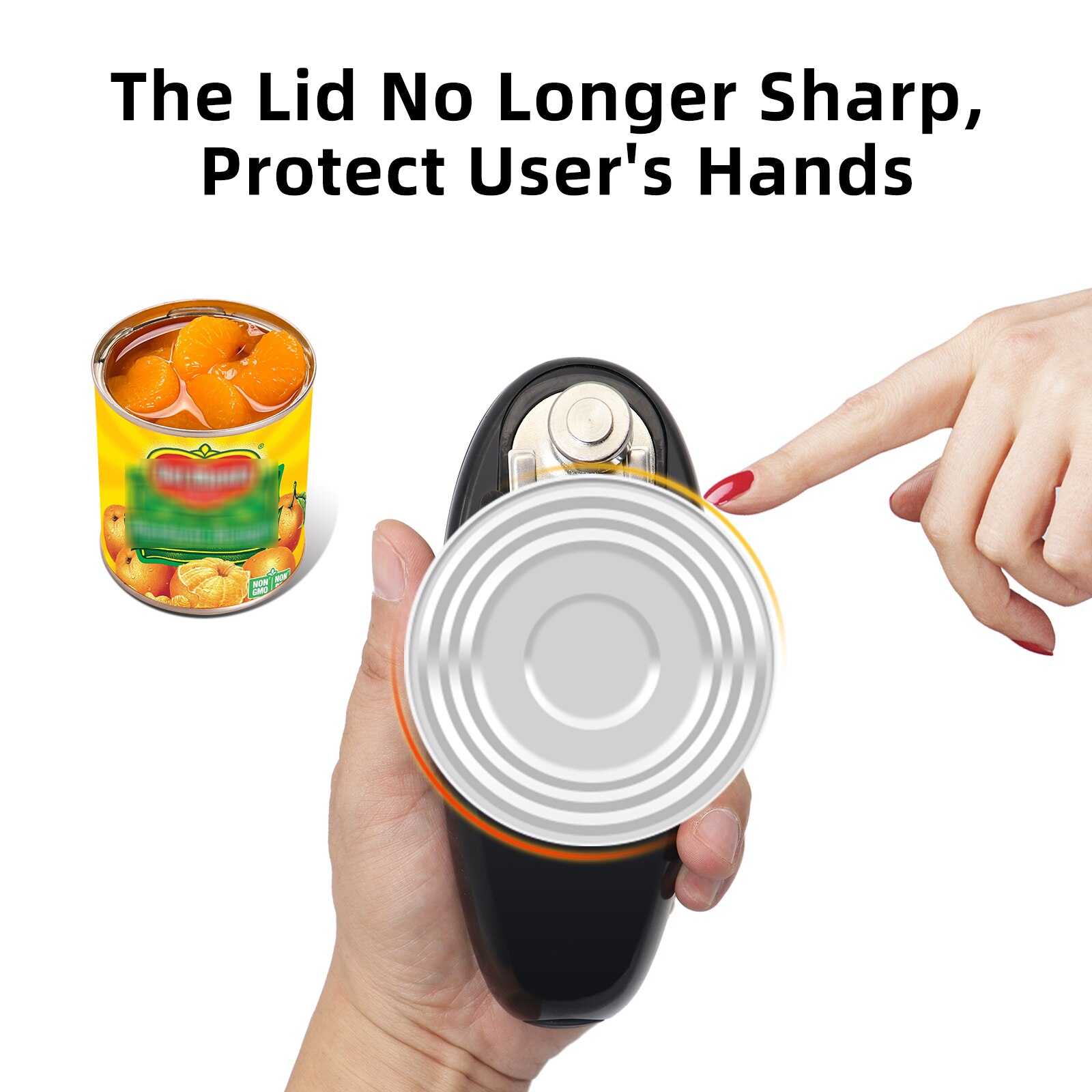 Upgrade Electric Can Opener Automatic Bottle Opener Cordless One Tin Touch No Sharp Edges Handheld Jar Openers Kitchen Tools