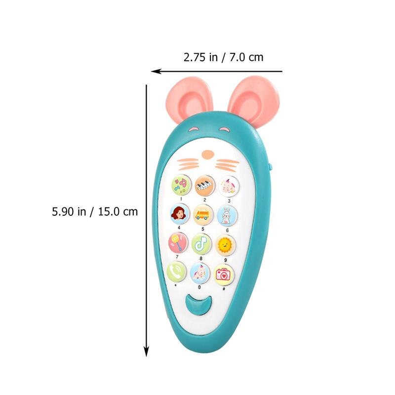 1Pc Baby Muziek Telefoon Speelgoed Mobiele Telefoon Speelgoed Telefoon Musical Educatief Speelgoed Kinderen Muziek Speelgoed Mobiele Telefoon Speelgoed