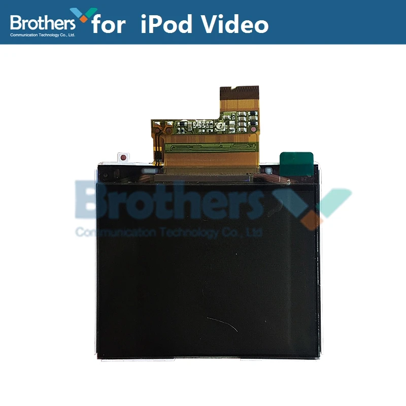 Pantalla para Apple iPod Video pantalla LCD clásica pantalla LCD solo pieza de repuesto de teléfono probado en funcionamiento: Negro