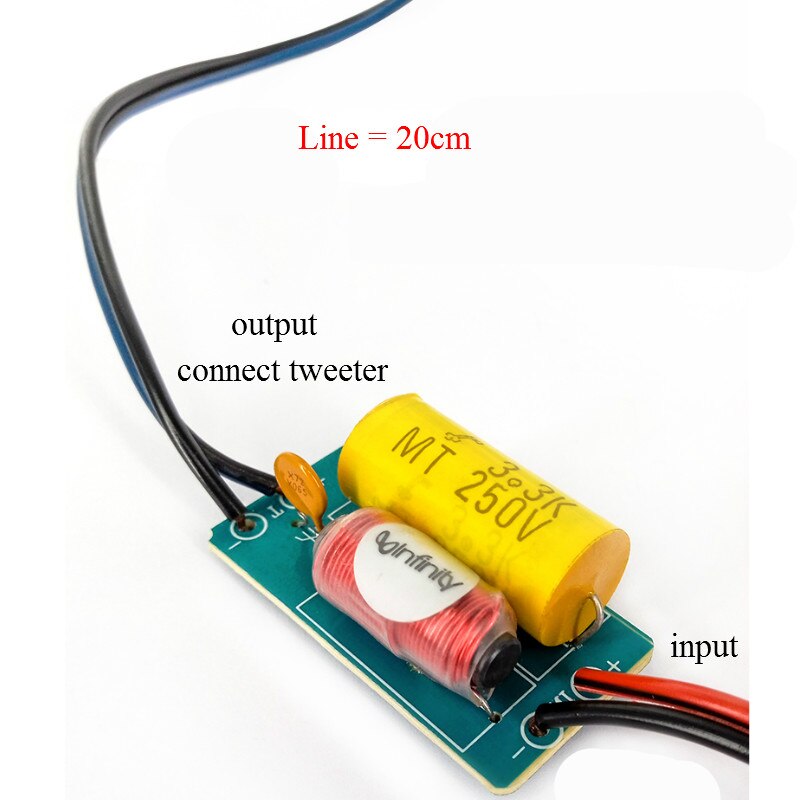 Pinça divisor de frequência aiyima, 2 peças, 40w, pura, divisor de cruzamento, divisor de frequência, para palco doméstico, faça você mesmo, divisor