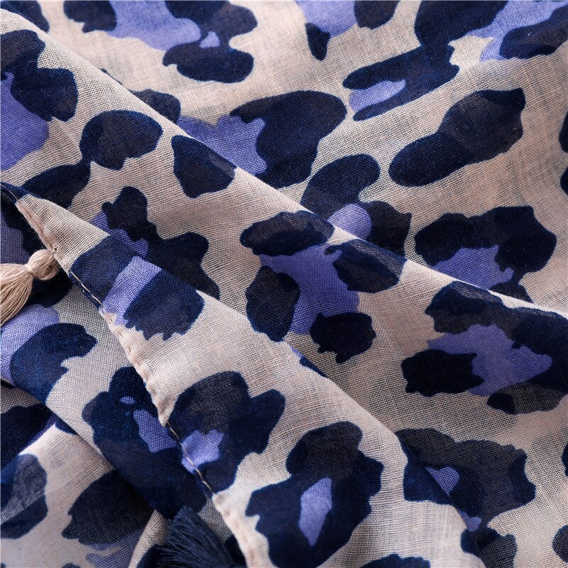 Klassisk kvinder leopard print tørklæde blød temmelig stor 180*100cm leopard stjal tynde varme store sjaler cachecol wraps