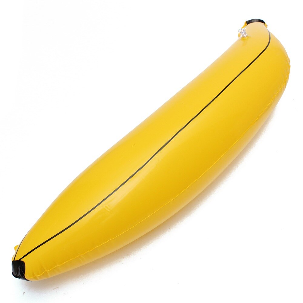 JIMITU freundlicher Party Leicht aufgeblasen mit mund über ventil SchöNe Aufblasbare Banane PVC Schlag hoch tropisch 66cm Obst Nette spielzeug