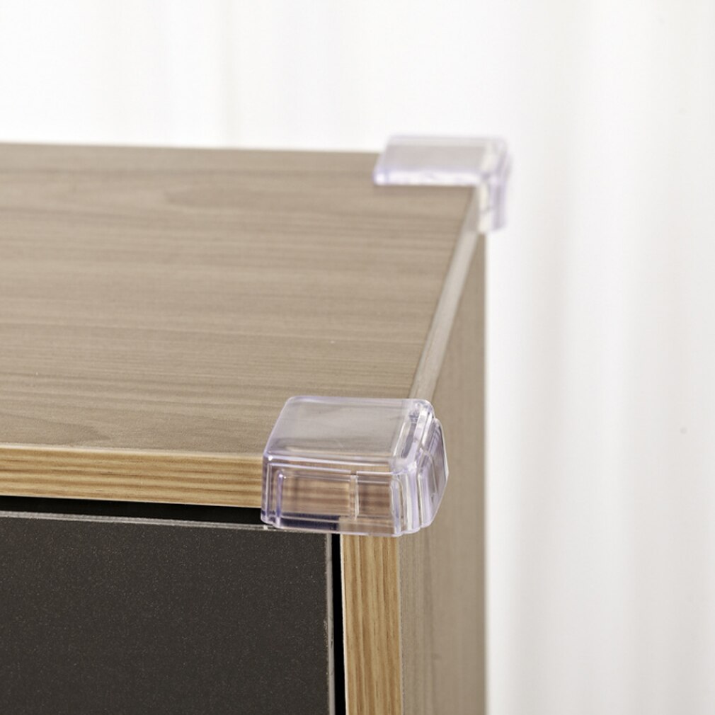 10 packs transparent square baby safety anti-collision corner table corner protection against collision protection