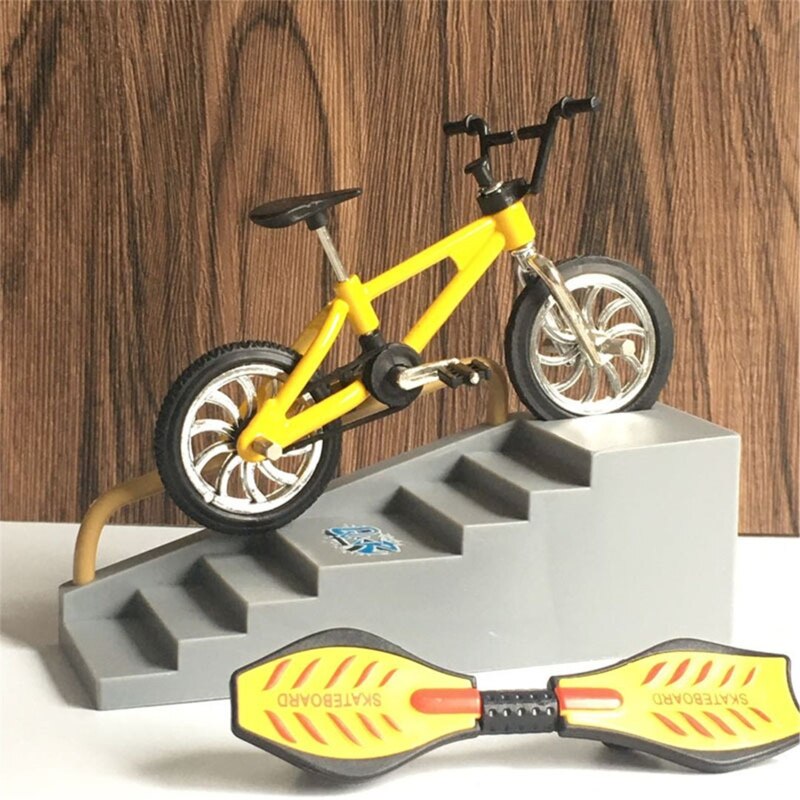 Popular Mini Scooter Two Wheels Scooter Finger Scooter Bike Fingerboard Skateboard Kids' Children's Educational Toys: O