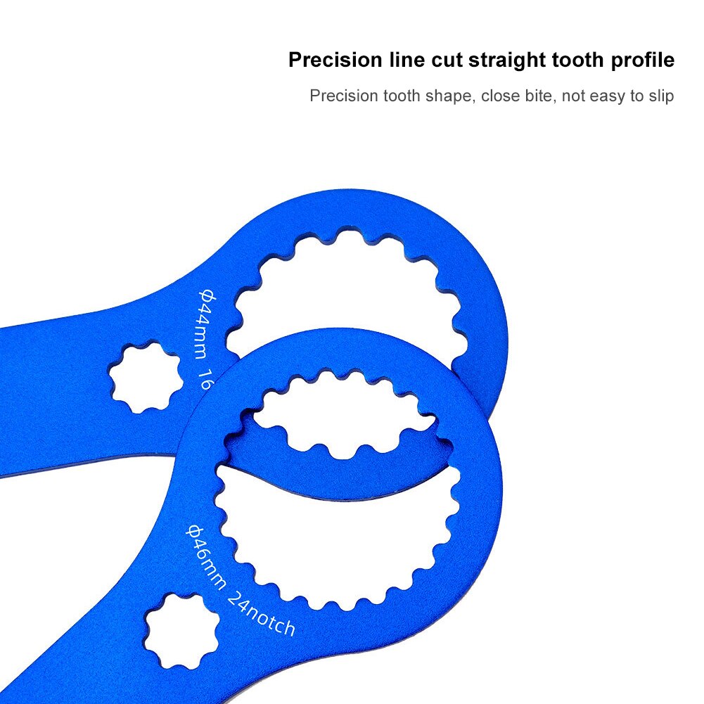 Wrench Bottom Bracket Tool 44mm 46mm 16 24 Notch Installation Tool Remover for BB51/BB52/BB70/BB71/RS500/MT500/GXP/IXF/BBR60