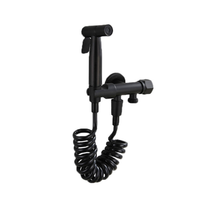 Zwart 304 Rvs Bidet Spray Met Houder Badkamer Accessoires Wc Douche Schoon Bidet Toilet Seat Anale Douche Douche: 626B-Black  B1