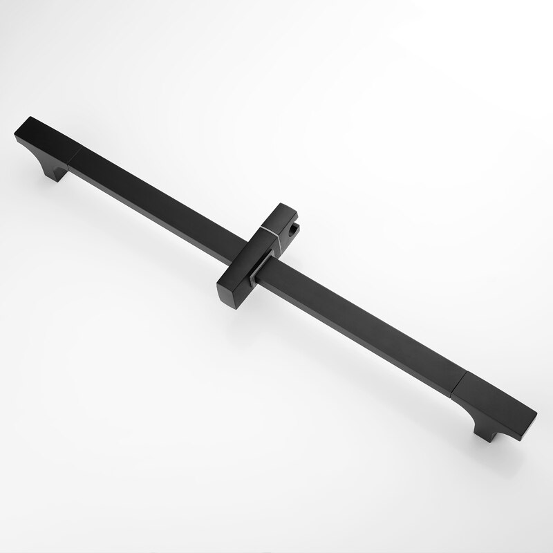 Zwart Douche Sliding Bar Wall Mounted Douche Bar Verstelbare Sliding Rail Set 3 Functie Douche Minimalistische Stijl
