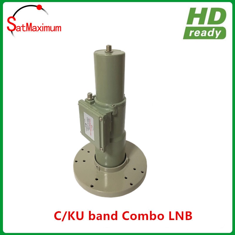 Combo Universal lnb ku con banda C de 5150MHZ