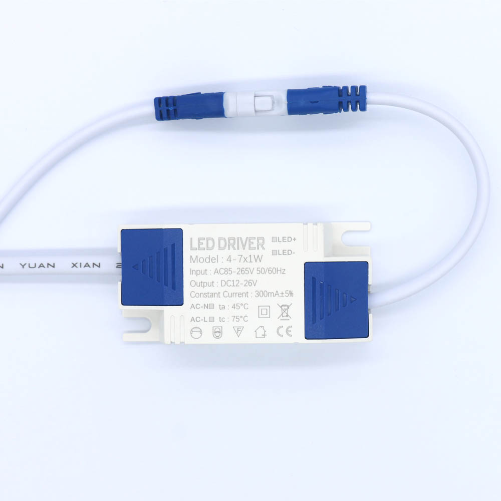 LED Power Supply Driver 1W 3W 4W 7W 8W 12W 18W 25W 36W 300mA Lighting Transformers For LED Power Light Panel Light Downlight DIY: 4-7W DC12-26V
