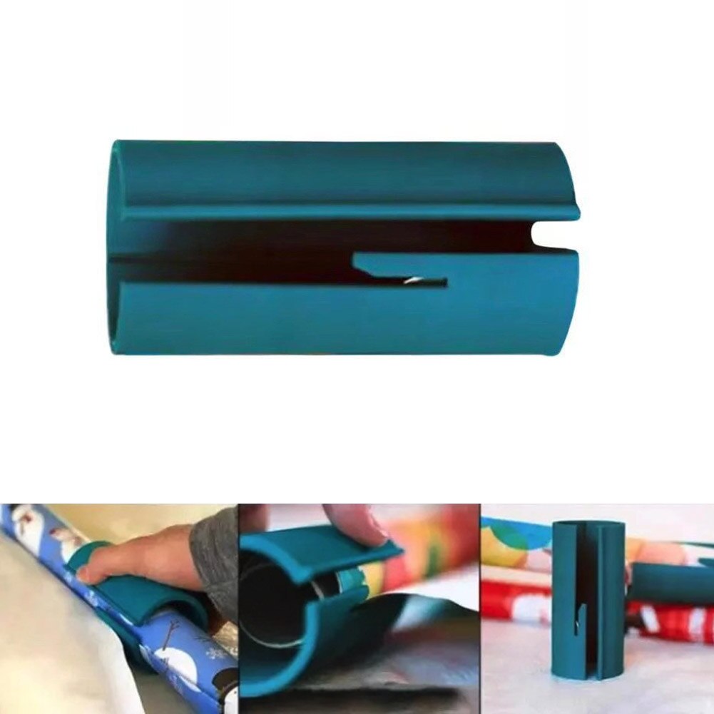 Wrapping Paper Cutter Christmas Roll Cutting Tool Wrapping Sliding Paper Cutting Tool Once Cut Perfect Line Cutting Machine