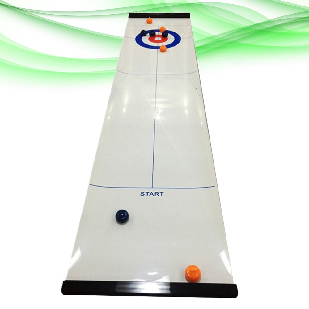 1 Set of Curling Tabletop Game Toys Desktop Curling Leisure Sports Toys for Home Desk Office: Default Title