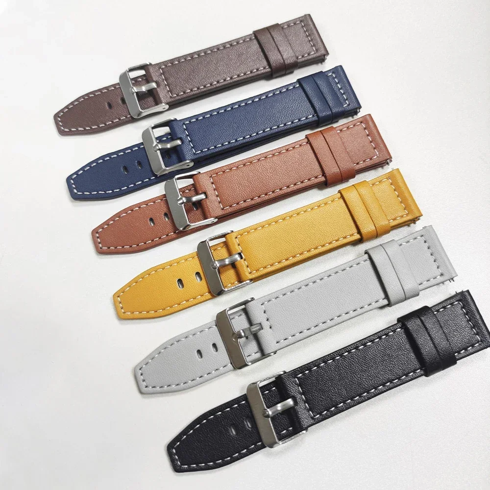 22mm Strap For Xiaomi Watch S4 Sport Watchband For Mi Watch Color 2/Watch 2 Pro/mi S1 Active S3 S2 Soft Leather Smartwatch Band