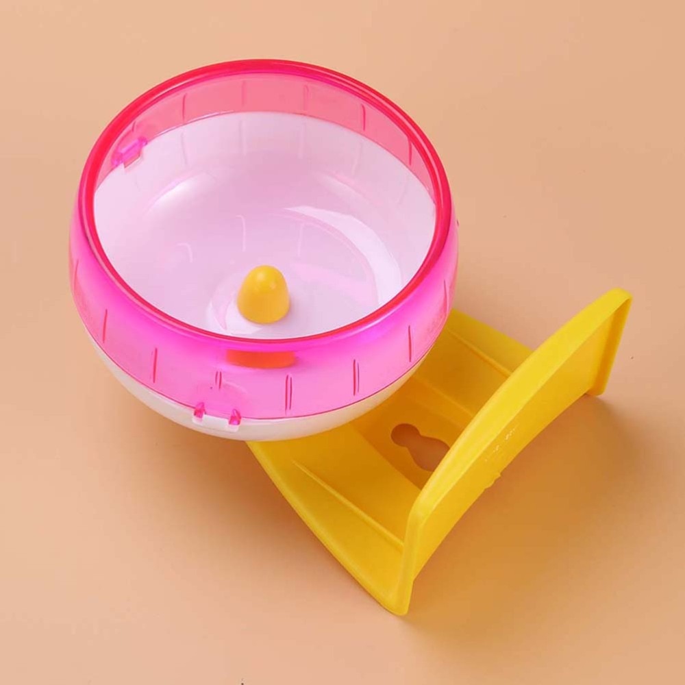 1 rueda de juguete de plástico de 12cm para hacer ejercicio, rueda para correr, suministros para mascotas, juguete de entrenamiento para ratones hámster erizo