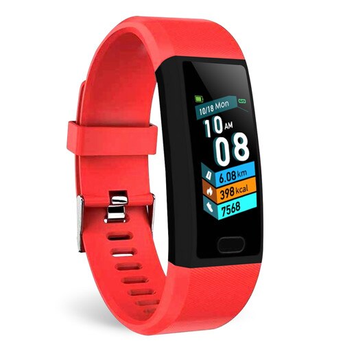 118 Plus Smart Armband Smart Uhr Fitness Tracker Schlaf Monitor Wetter Prognose Smart Armband Wasserdichte Smartband mit GPS: P05