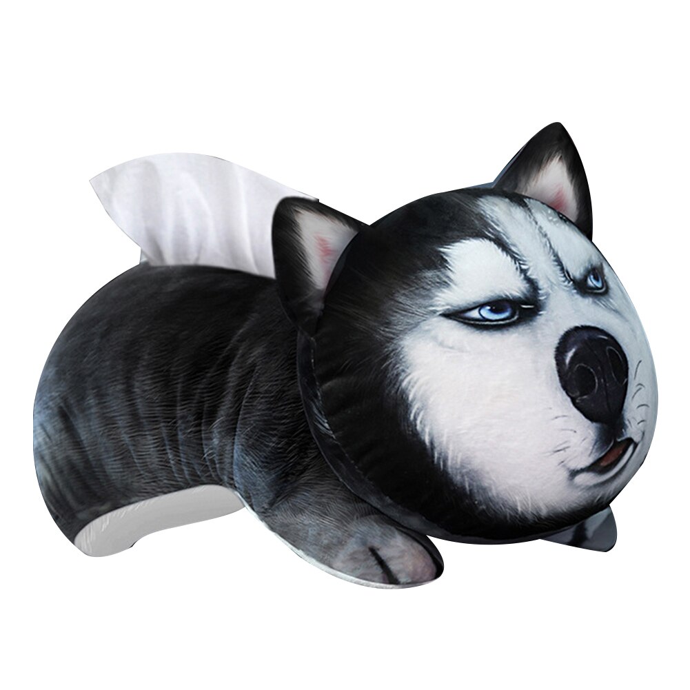 Case Napkin Car Tissue Box Armrest Accessories Plush Toy Paper Dispenser Home Cute Cartoon Multifunctional Interior Decoration