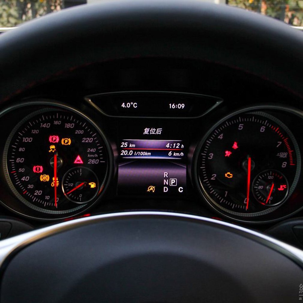 Auto Car Oil Pressure Water Temp Amp Meter Gauge With Sensor Triple Gauge Set Mechanical Chrome Panel Oil Press