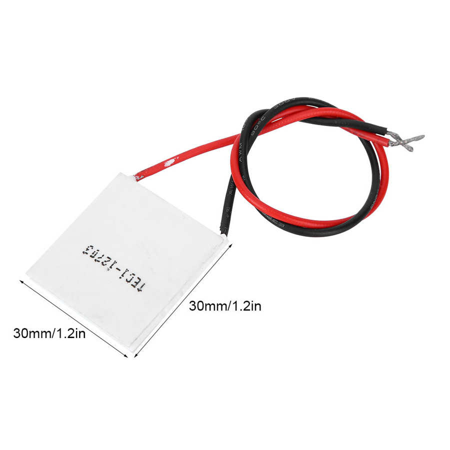 Thermoelectric Cool Plate TEC1-12703 12V 3A 30x30mm Peltier Heatsink Cooler