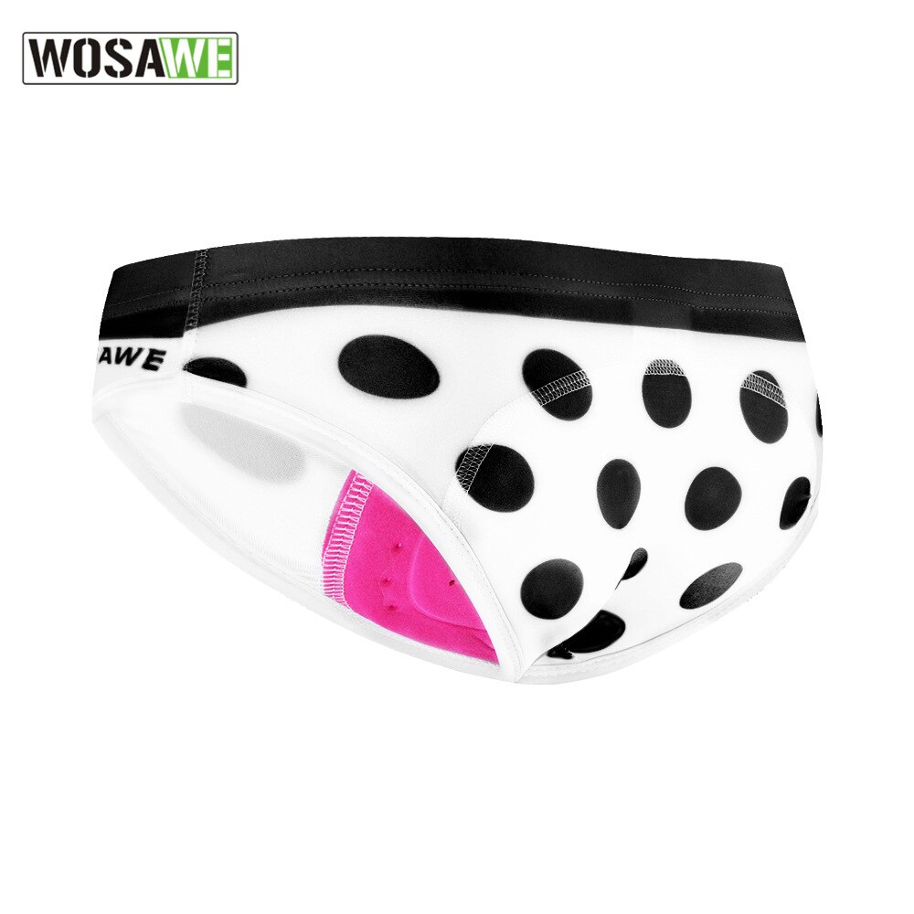 WOSAWE Road Bike Riding Underwear Bicycle Breathable Comfort Briefs Silicone Underwear Fart Cushion Women: BL103-B / XXL