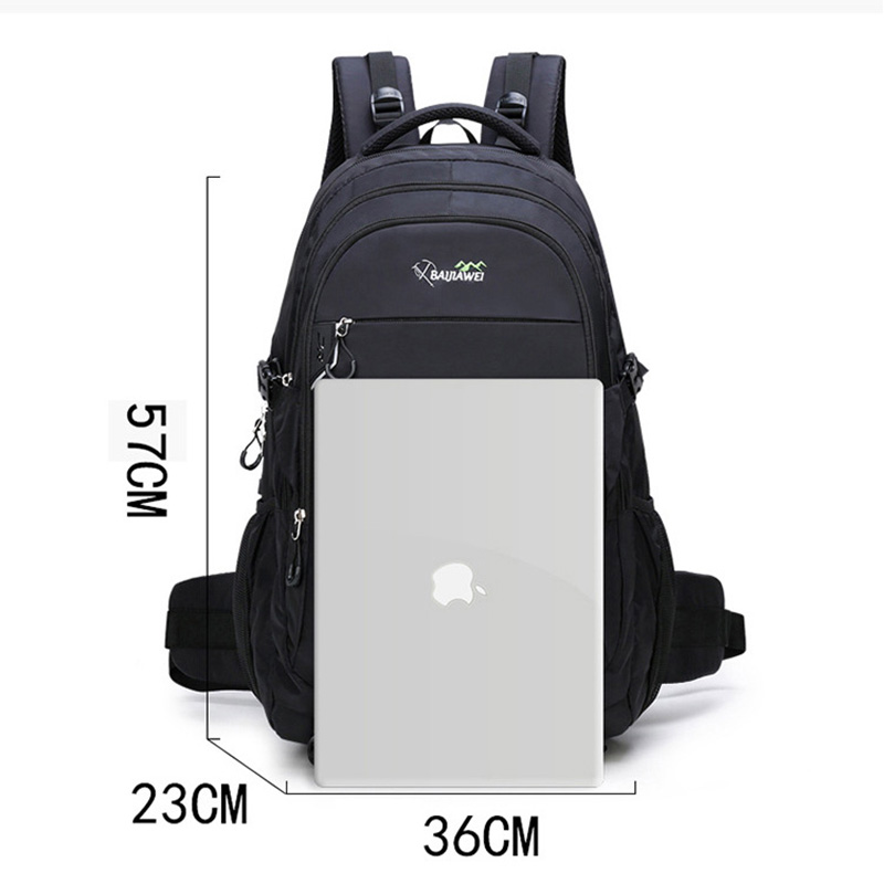 60l náilon ao ar livre mochila de viagem escalada esportes acampamento caminhadas mochila mochila escolar pacote para o sexo masculino feminino