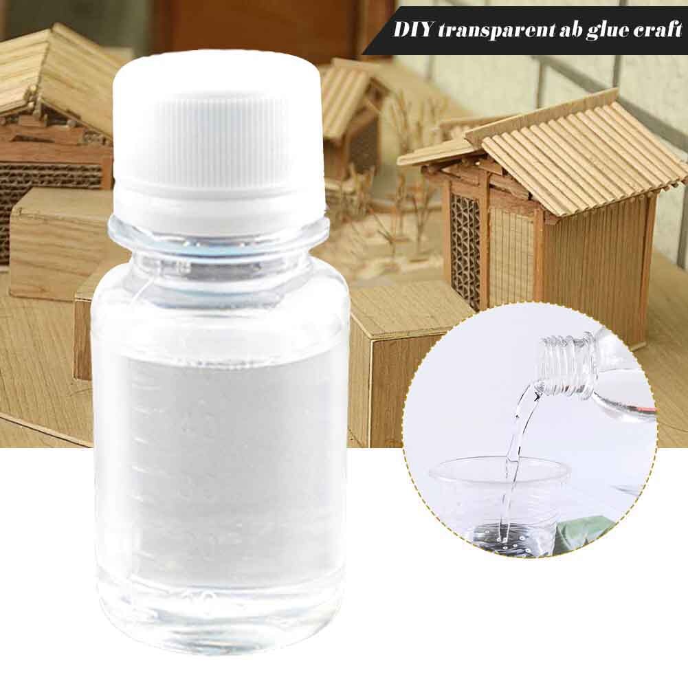 100g For Wood Tabletop Epoxy Resin Coating Crystal Glue Clear Bar Quick Drying Portable Non Toxic Home Multi Purpose DIY Hard