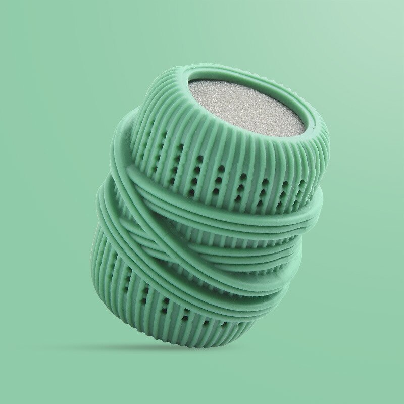 Anti-knot Laundry Ball Pet Hair Removal Laundry Ball Washing Machine Filters Lint Fluff Cleaning Remover Household Cleaning Tool: Green