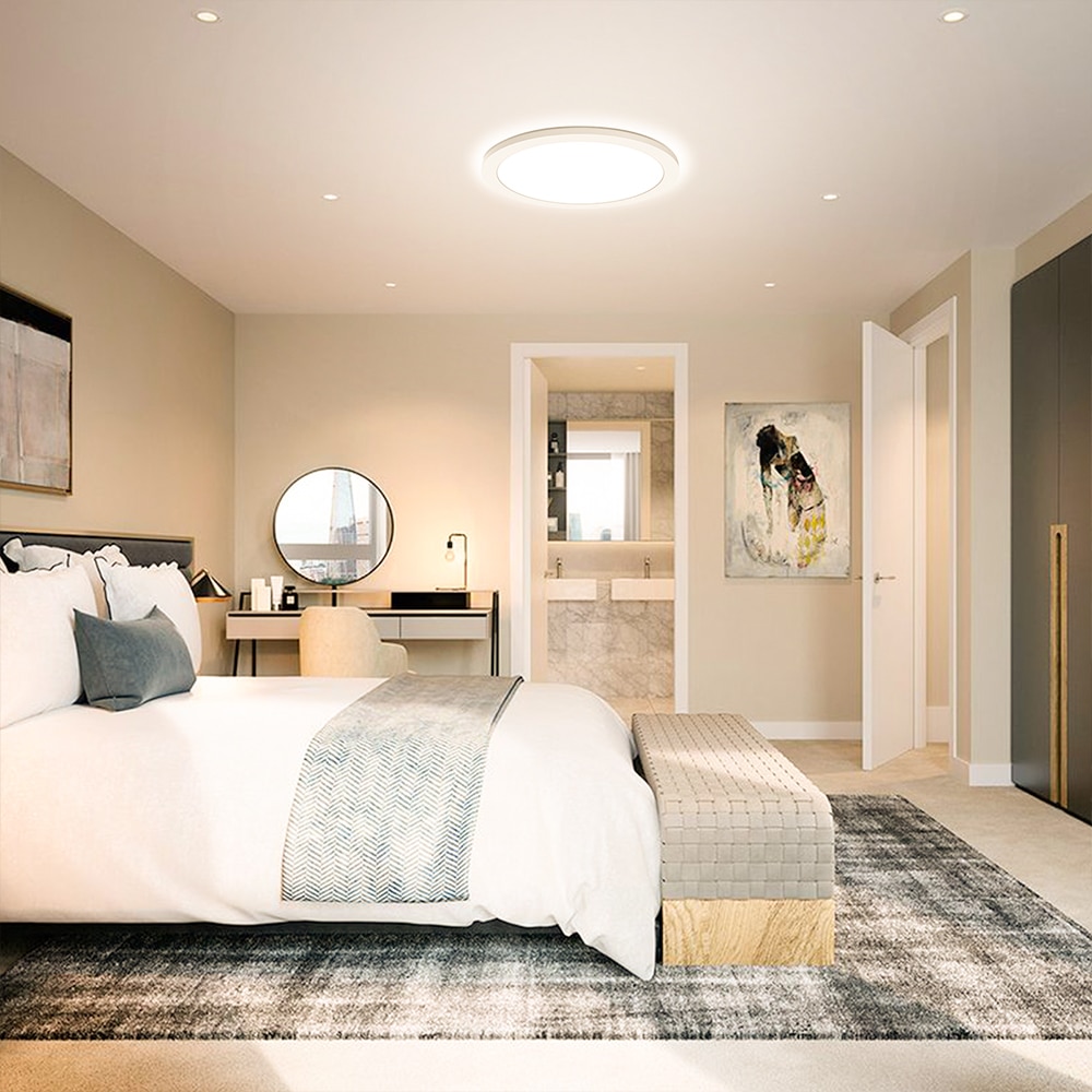 Led Plafond Verlichting 3CCT 18W 24W Moderne Opbouw Led-paneel Plafondlamp Voor Woonkamer Verlichting Armatuur