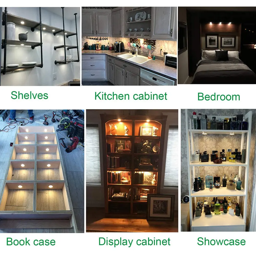 2-Piece 20W Halogen G4 Light Bulb Cabinet Light 2 Inches Hole 50mm Under Cabinet Light Range Hood Bulb Smoke Extractor Light