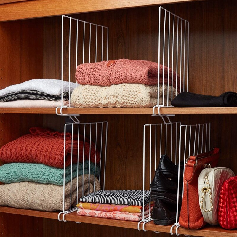 Półka na szafy, torebki, drewniane półki, półki na książki i biblioteki-organizery robić domu i biura-zestaw 6 sztuk