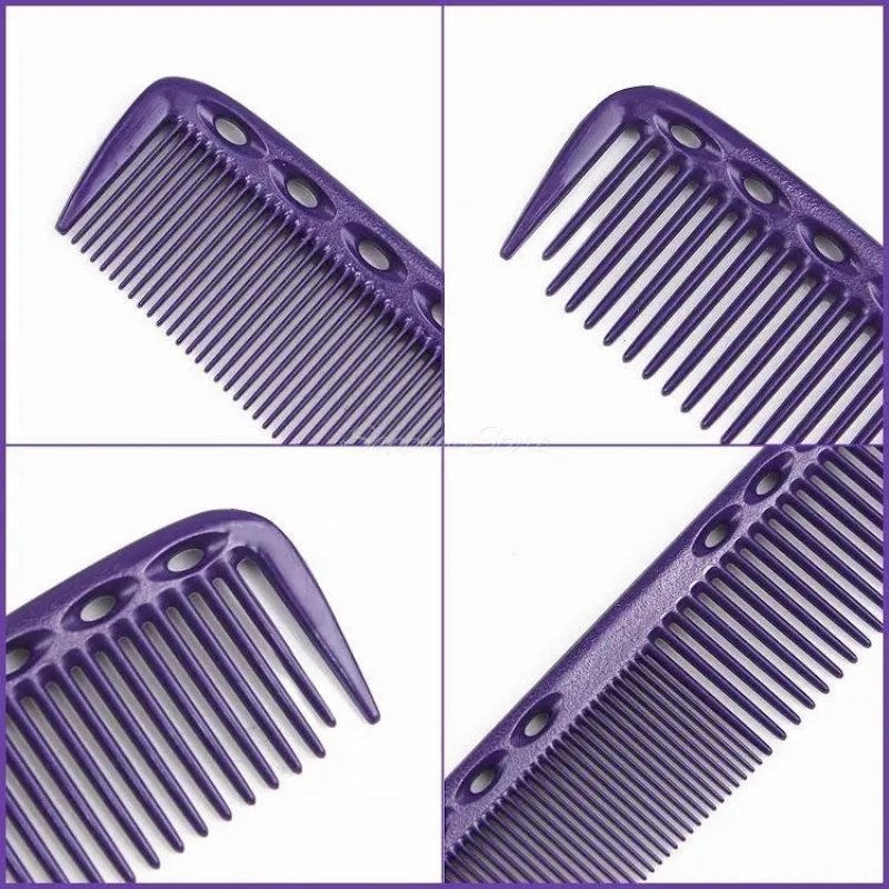 Peine de corte de pelo japonés de doble cara, herramientas antiestáticas multifuncionales de resina para barbería, 21,5 cm