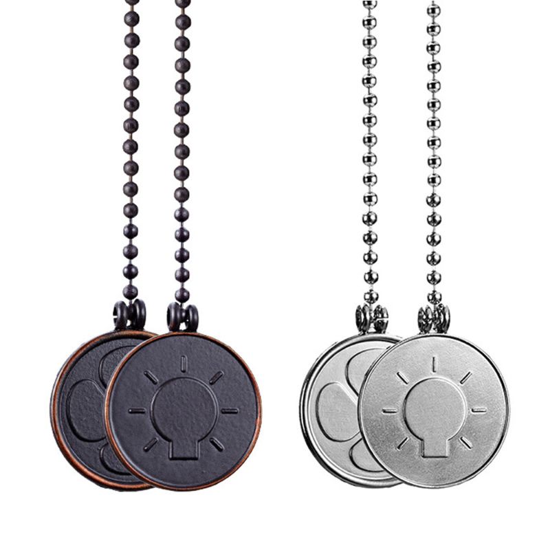 Ceiling Fan Pull Chain, 2 Pieces Light Bulb & Fan Shaped Pull Chains