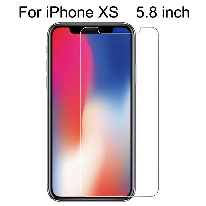 Tempered Glass for iPhone 6 6S Screen Protector for iPhone 7 Plus Glass Film for iPhone 8 plus X SE 5 5S Tough Protection 4 4S: iPhone XS