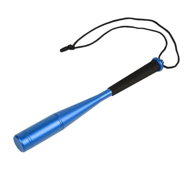 Aluminum Alloy Fish Hammer Knock Fish Stick With EVA Handle Fishing Bat 27RD: Blue