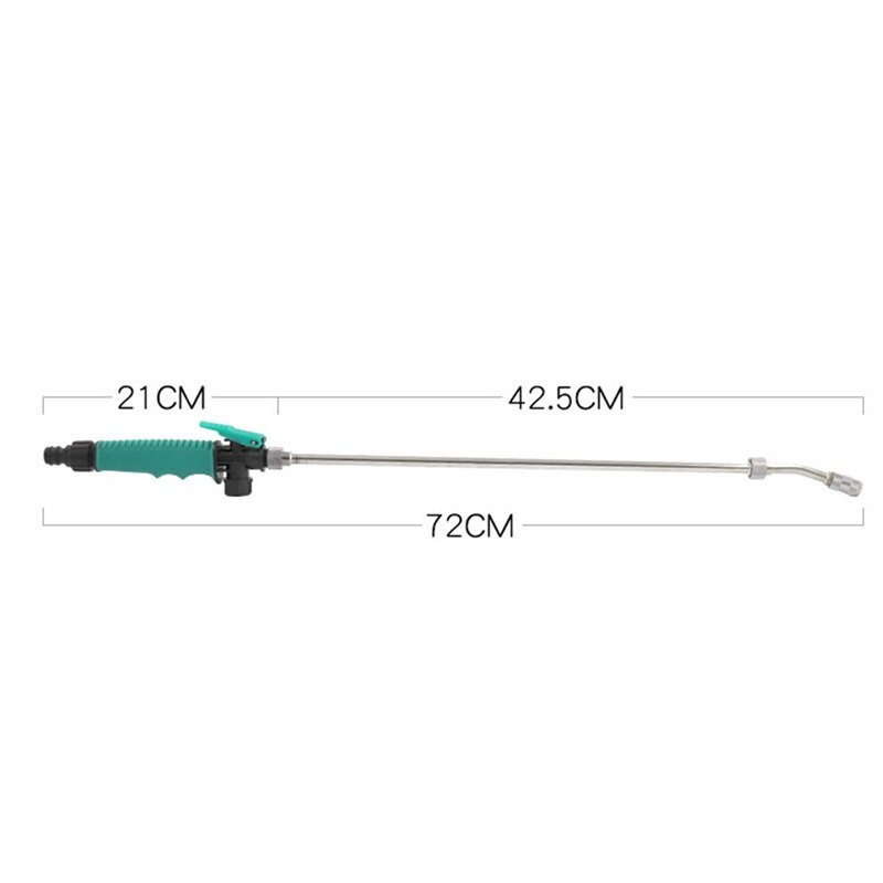 2-In-1 High Pressure Washer 2.0 - Adjustable Nozzles Detachable Hose Portable Cleanner Fits Standard Hose