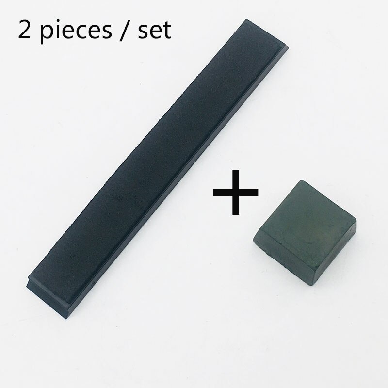 2 stk /4 stk /6 stk sort læder slibe- og polerværktøjssæt med polervoks velegnet til spejlpolering af alle knive: 2pc