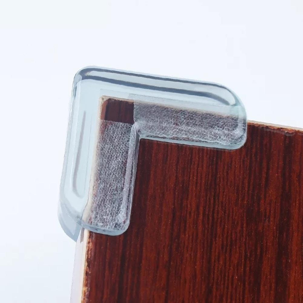 4pcs Transparent Anti-collision Angle PVC Pad Child Safety Corner Guard Baby Collision Proof Protector Table Corner Bumper