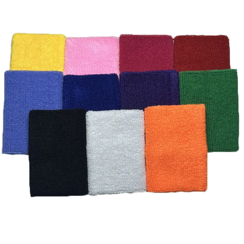 Towel Sports Wristbands Tennis Sweat Bands Wrist Guard For Basketball Volleyball padel Fitness Sweatbands Wrist Wrap 1/2/10 pcs