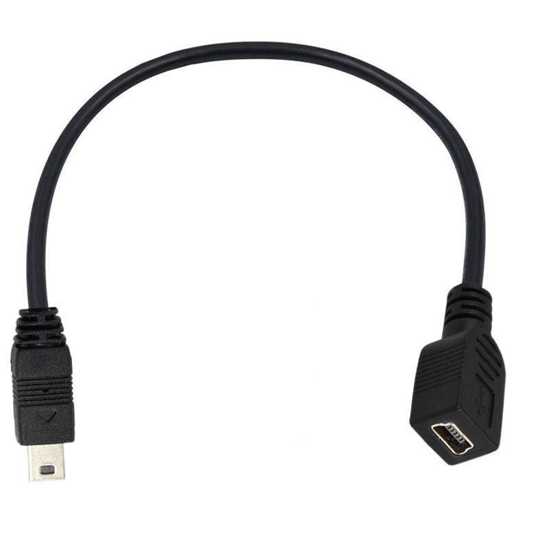 USB 2.0 Mini USB Extension Cord Male To Female t-port, Mini 5pin Public Transfer Master Data Charging Cable