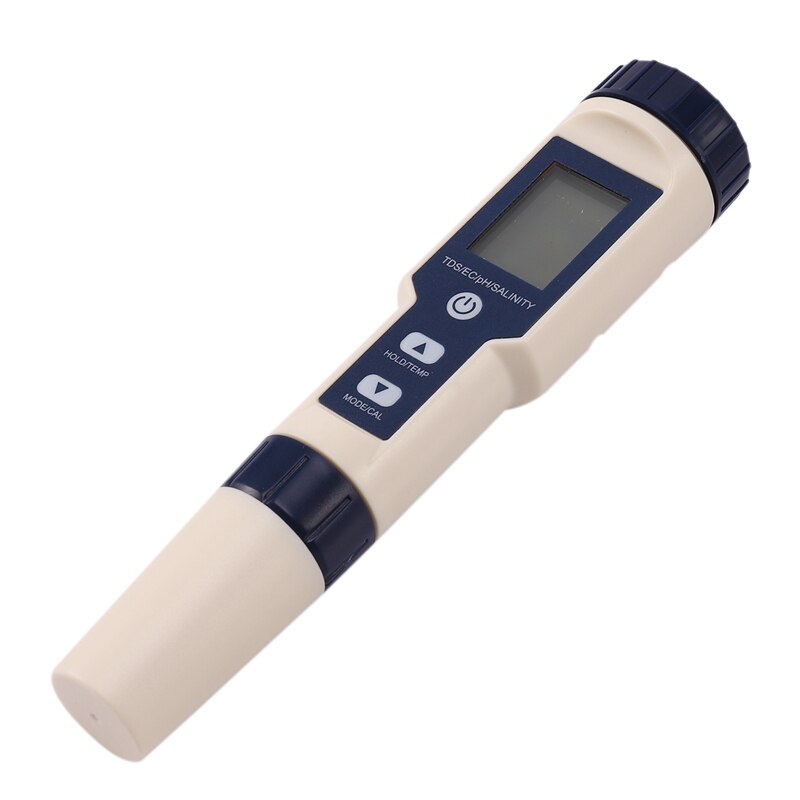 Digital Water Tester 5 1ph tester digital Salinity/Temperature Tester Pen Multi-Function water monitor
