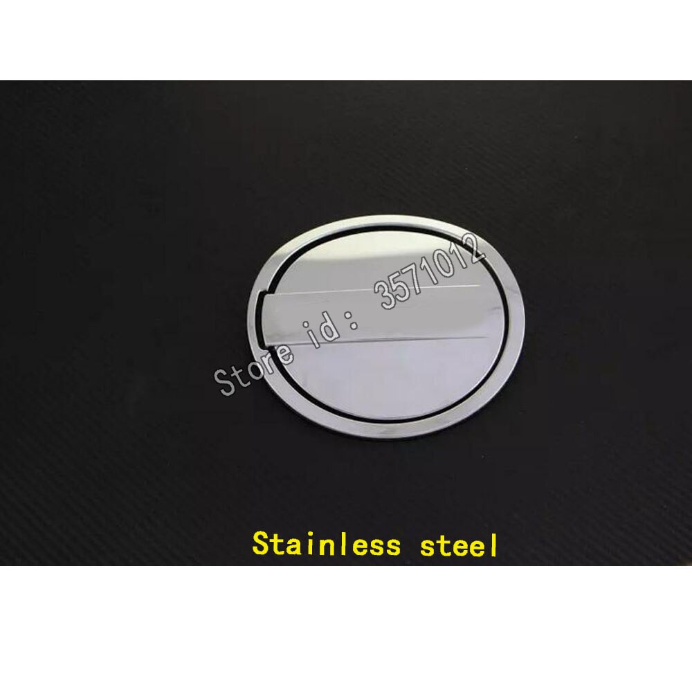 Cubierta de tanque de Gas/combustible/aceite, pegatina ABS cromada/acero inoxidable, piezas de coche, 1 ud. Para Hyundai Tucson: stainless steel