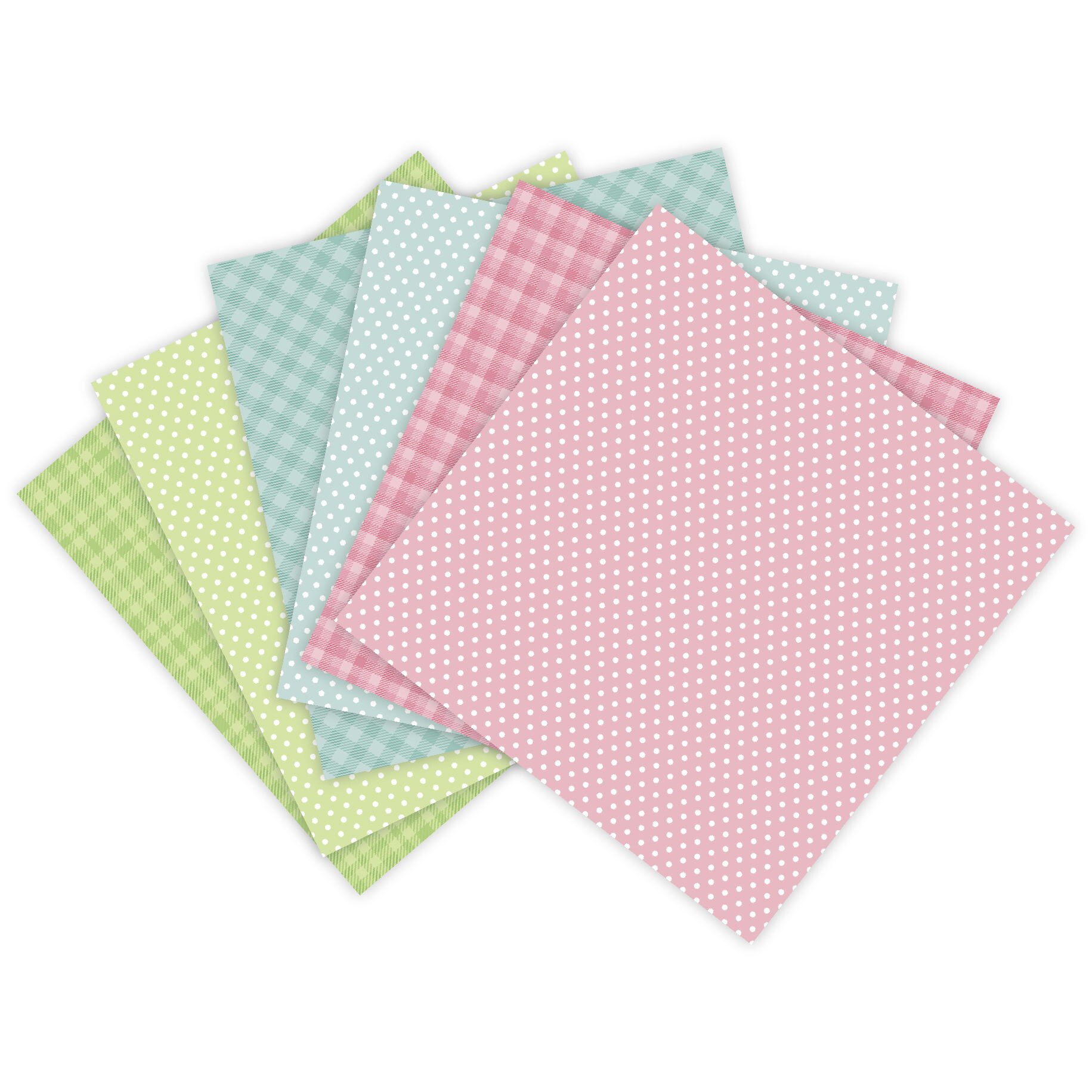 Spring colour style Scrapbooking paper pack of 24 sheets handmade craft paper craft Background pad 419