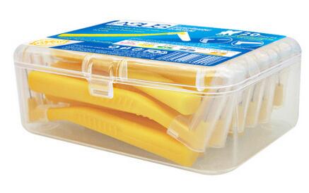 20Pcs L Shape Push-Pull Interdental Brush, Oral Care Teeth Whitening Dental Tooth Pick Tooth Orthodontic Toothpick