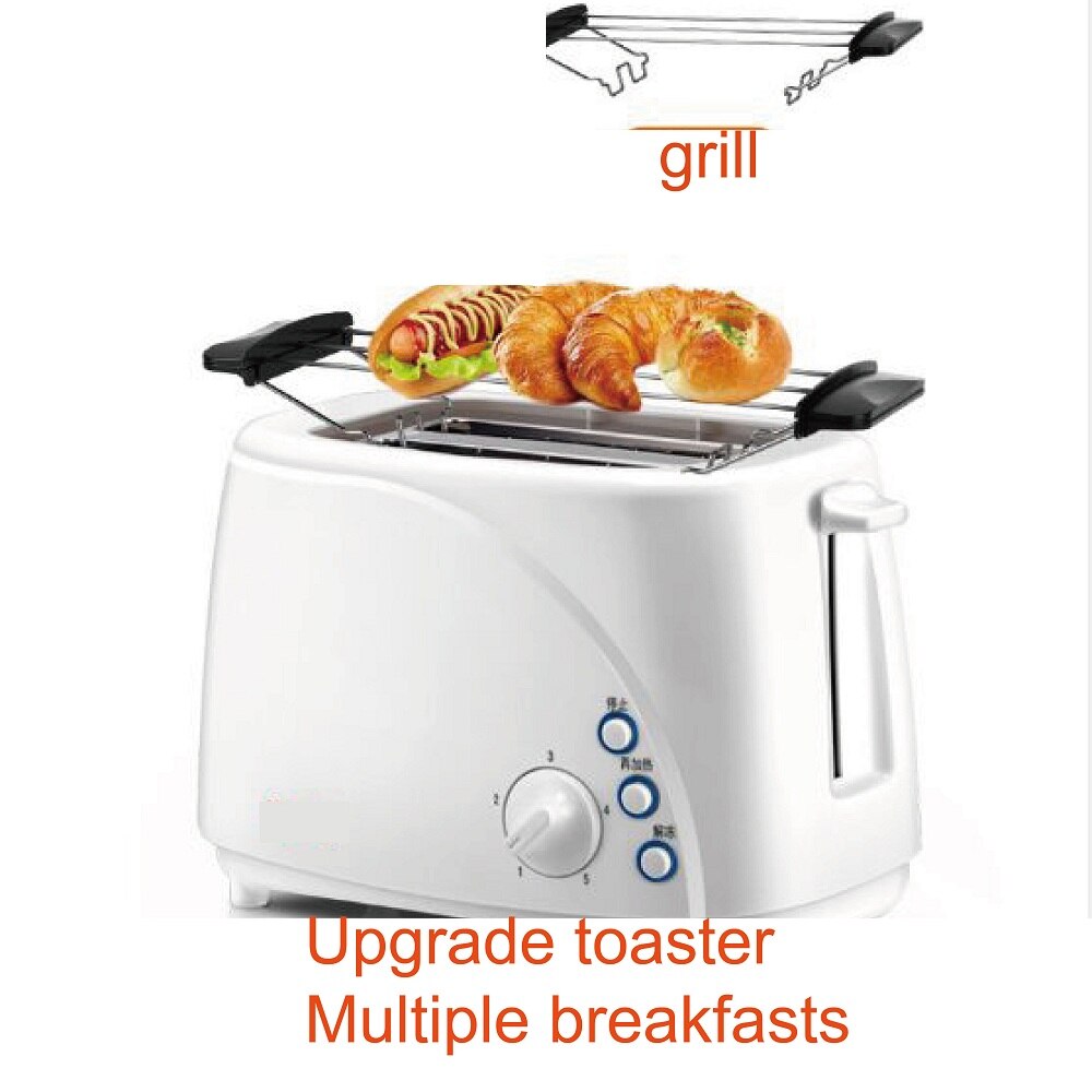 Home toaster Mini breakfast maker Household toast reheat Bread unfreeze Sandwitch baker