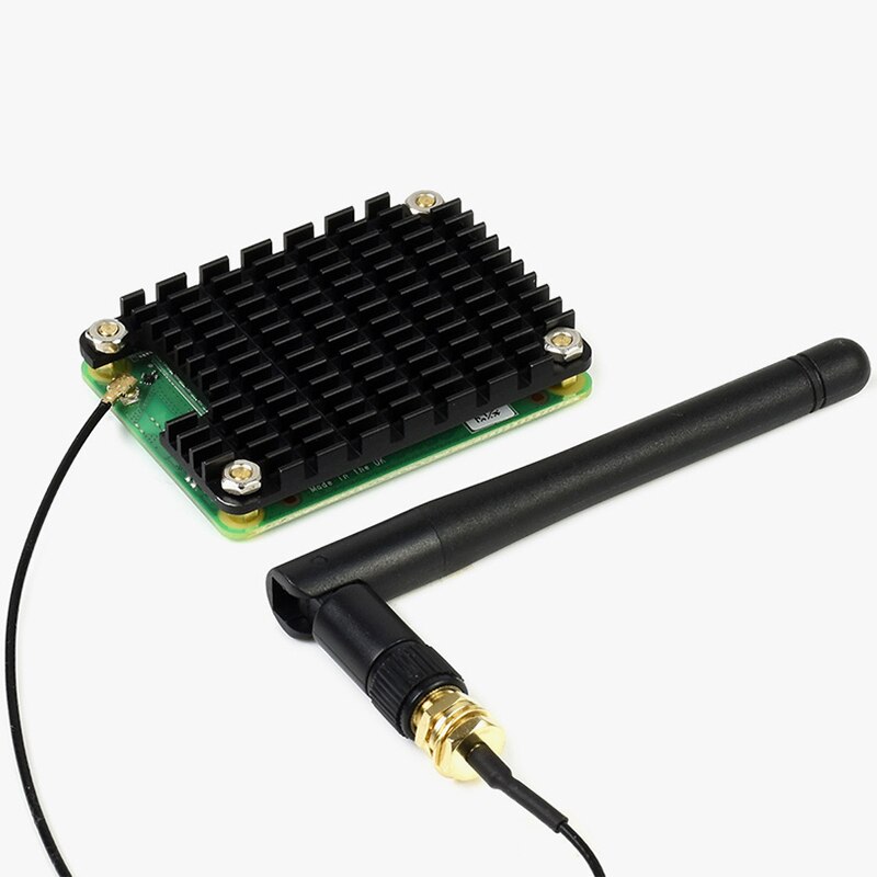 Raspberry Pi Computer Module 4 Aluminum Heatsink Antenna Dedicated Notched 12V 3007 Adjustable Speed Fan for Raspberry Pi CM4