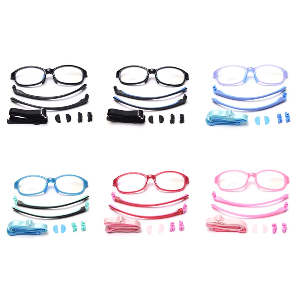 Peekaboo children square eyewear tr90 frame pink black girl optical glasses frame kids boy clear lens ultralight anti blue