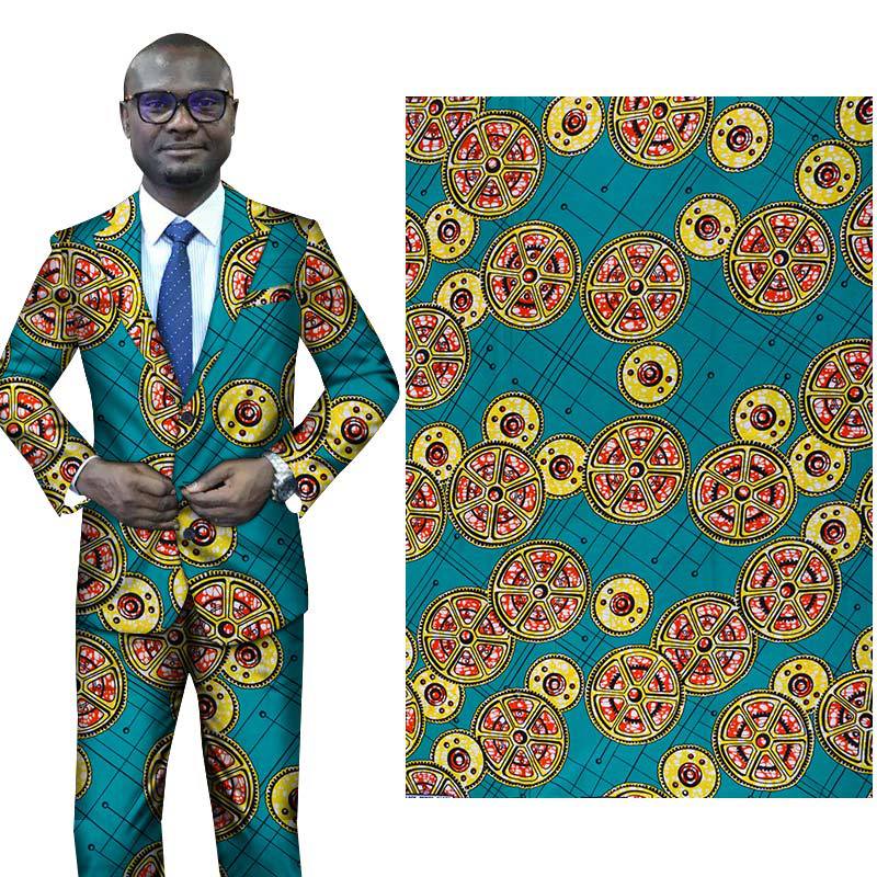 green yellow african fabric Cotton Printed Fabric Plain Geometric Printed Fabric satin fabric Batik 100% Cotton african wax