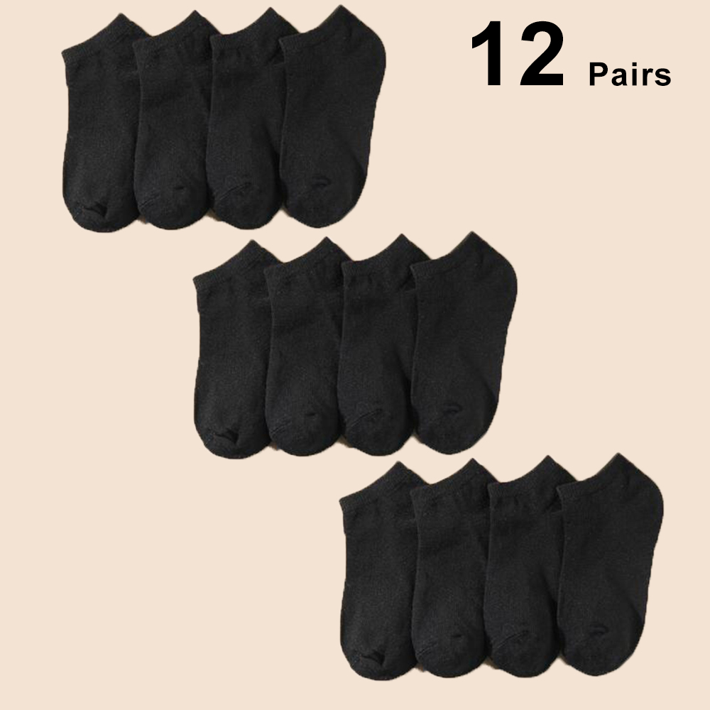 10/12/20/40 pares de calcetines náuticos para hombre, calcetines deportivos de negocios con absorción de sudor para verano y otoño, calcetines tobilleros suaves sin pilling de Color sólido: Verde oscuro